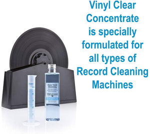 record machine cleaning fluid concentrate. make your lp records sound like new with the industry standard vinyl record cleaner